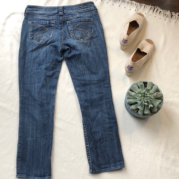 Silver Jeans Blue Suki Straight Leg Jeans Size 29 - Picture 8 of 13